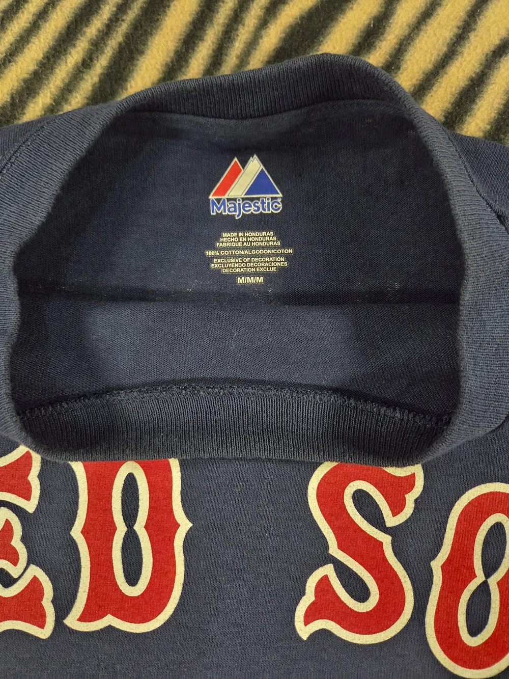 Majestic Boston Red Sox Grandpa #1 Navy T-Shirt M